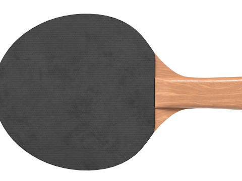 乒乓球拍 3D 模型