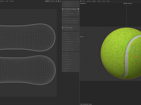 Piłka tenisowa Model 3D