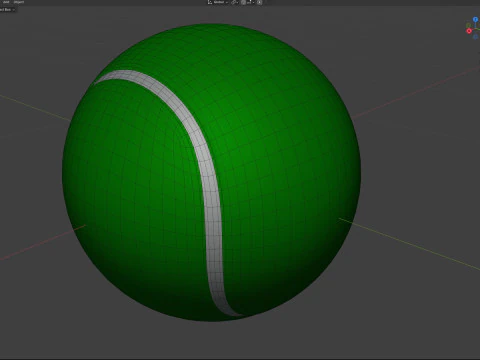 Palla da tennis Modello 3D