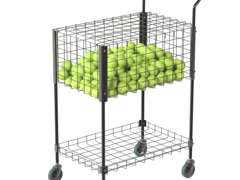 Carrello per palline da tennis Modello 3D