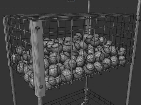 Tennis ball cart 3D Model