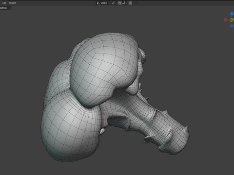 Broccoli low poly 3D Model