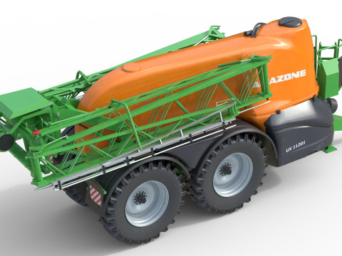Penyemprot Lapangan Tertinggal Amazone UX 11201 Model 3D