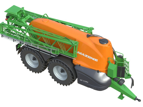 Penyemprot Lapangan Tertinggal Amazone UX 11201 Model 3D