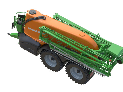 Penyemprot Lapangan Tertinggal Amazone UX 11201 Model 3D