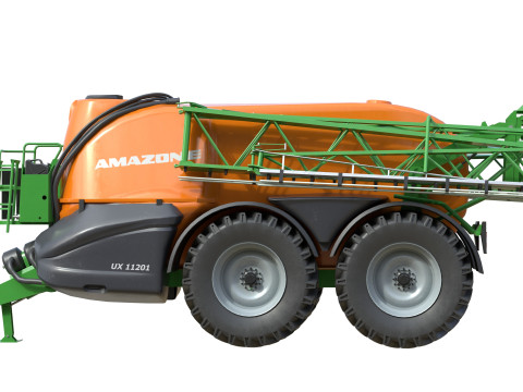 Penyemprot Lapangan Tertinggal Amazone UX 11201 Model 3D