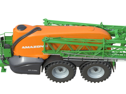Penyemprot Lapangan Tertinggal Amazone UX 11201 Model 3D