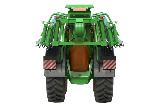 Penyemprot Lapangan Tertinggal Amazone UX 11201 Model 3D