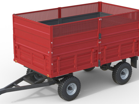 塞尔马克自卸拖车 3D 模型