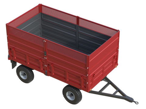 塞尔马克自卸拖车 3D 模型