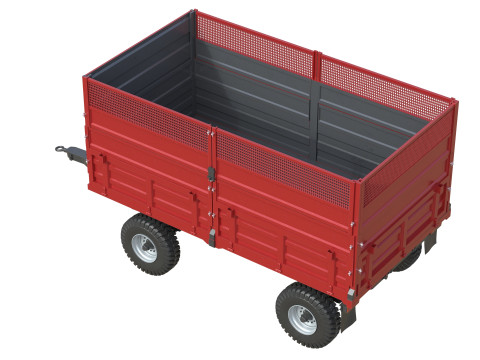 塞尔马克自卸拖车 3D 模型