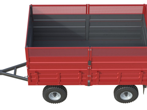 塞尔马克自卸拖车 3D 模型