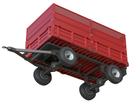 塞尔马克自卸拖车 3D 模型