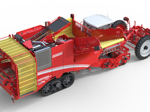 Harvester Grimme Varitron 470 3D Model