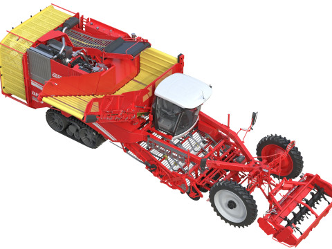 Harvester Grimme Varitron 470 3D Model