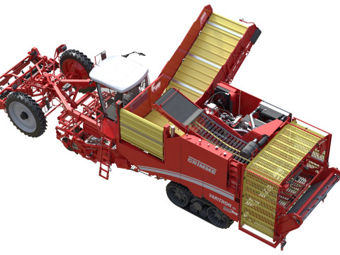 Harvester Grimme Varitron 470 3D Model