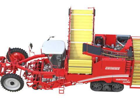 Harvester Grimme Varitron 470 3D Model