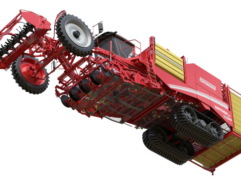 Harvester Grimme Varitron 470 3D Model