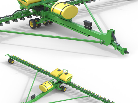 존디어 36열 화분 3D 모델