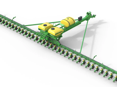 John Deere 36 Row Planter 3D Model