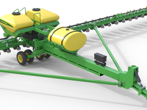 约翰迪尔 36 行播种机 3D 模型