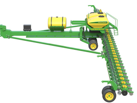 John Deere 36 Row Planter 3D Model