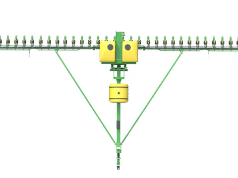 John Deere 36 Row Planter 3D Model