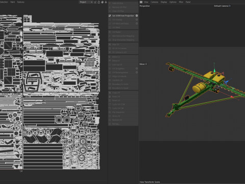 约翰迪尔 36 行播种机 3D 模型