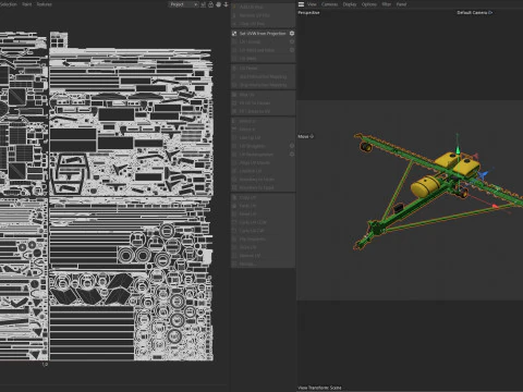 John Deere 36 Row Planter 3D Model