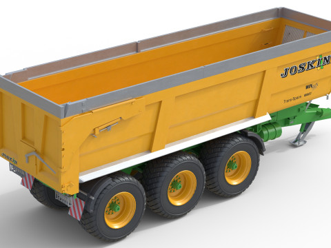 Joskin Trans Space 8000 Farm Trailer 3D Model