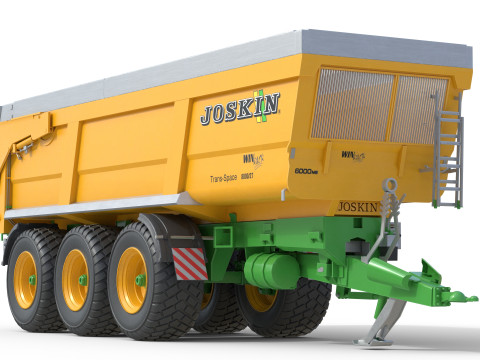 Joskin Trans Space 8000 Farm Trailer 3D Model