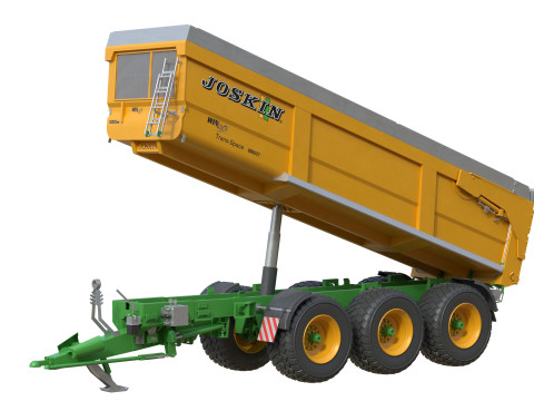Joskin Trans Space 8000 Farm Trailer 3D Model
