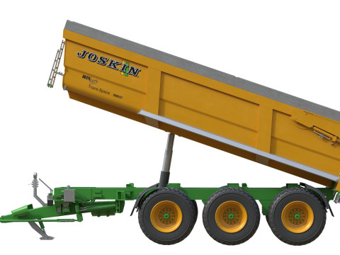 Joskin Trans Space 8000 Farm Trailer 3D Model