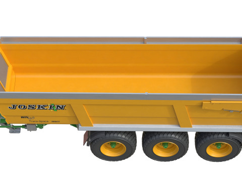 Joskin Trans Space 8000 Farm Trailer 3D Model