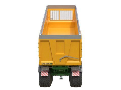 Joskin Trans Space 8000 Farm Trailer 3D Model