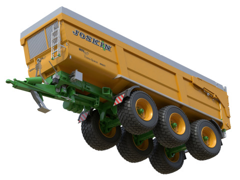 Joskin Trans Space 8000 Farm Trailer 3D Model