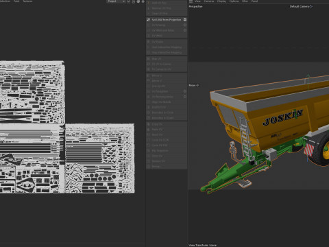 Joskin Trans Space 8000 Farm Trailer 3D Model