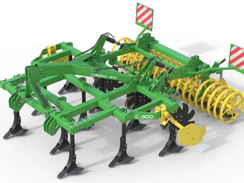 Kerner Corona 300 Hybrid Field Cultivator 3D Model