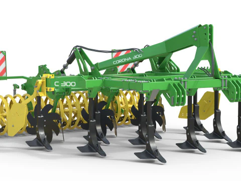 Kerner Corona 300 Hybrid Field Cultivator 3D Model