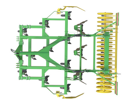 Cultivador de campo híbrido Kerner Corona 300 Modelo 3D