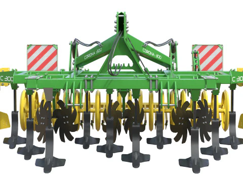 Kerner Corona 300 Hybrid Field Cultivator 3D Model