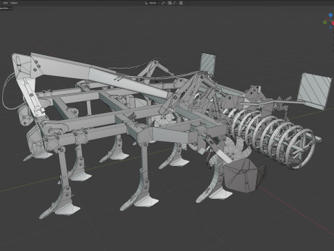 Cultivador de campo híbrido Kerner Corona 300 Modelo 3D