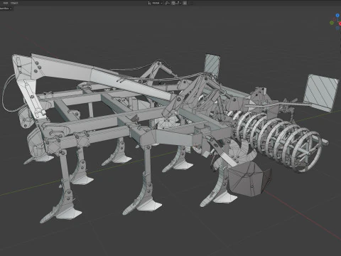 Kerner Corona 300 Hybrid Field Cultivator 3D Model