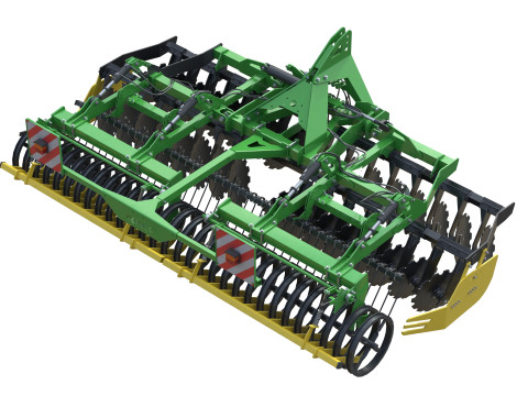 Kerner Helix H450 牵引式圆盘耙 3D 模型