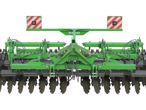 Kerner Helix H450 牵引式圆盘耙 3D 模型