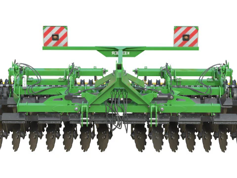 Kerner Helix H450 Trailed Disc harrow 3D Model