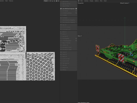 Kerner Helix H450 牵引式圆盘耙 3D 模型