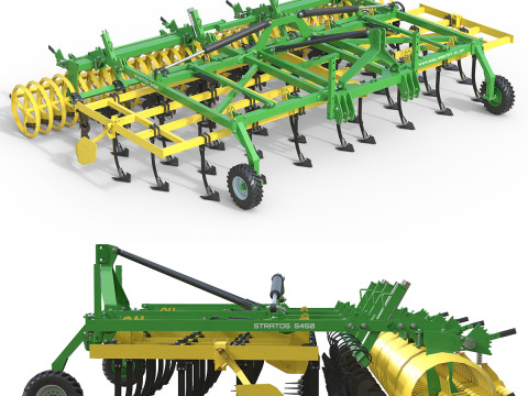Kultywator rolniczy Kerner Stratos S 450 Model 3D