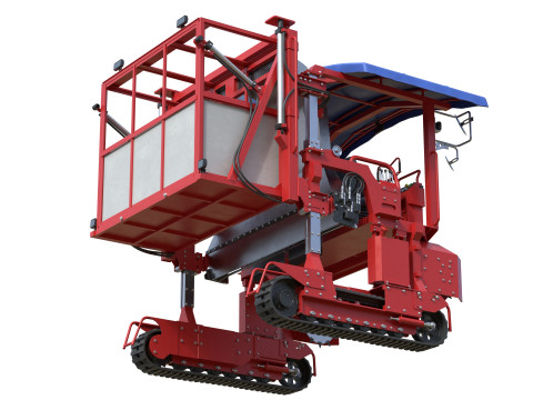 Ochiai OHC-W Tea Harvesting Machine 3D Model