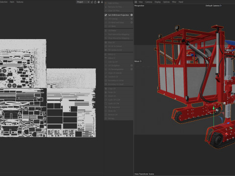 Ochiai OHC-W Tea Harvesting Machine 3D Model
